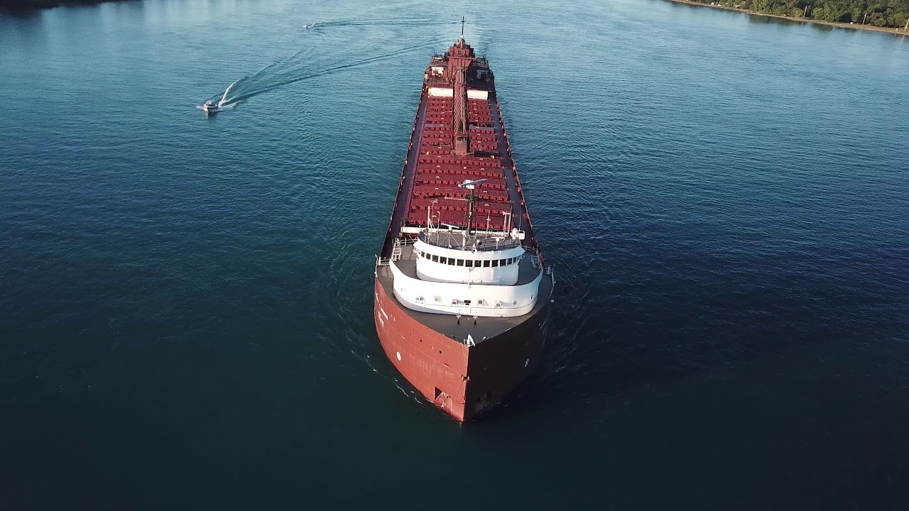 Lake Freighter - Herbert C. Jackson  on St. Clair River