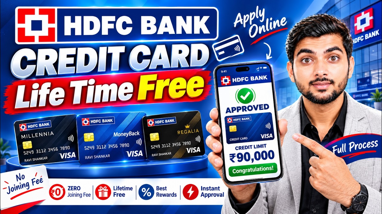 HDFC Lifetime Free Credit Card Apply Online 2026 | HDFC Lifetime Free Credit Card | HDFC Credit Card
