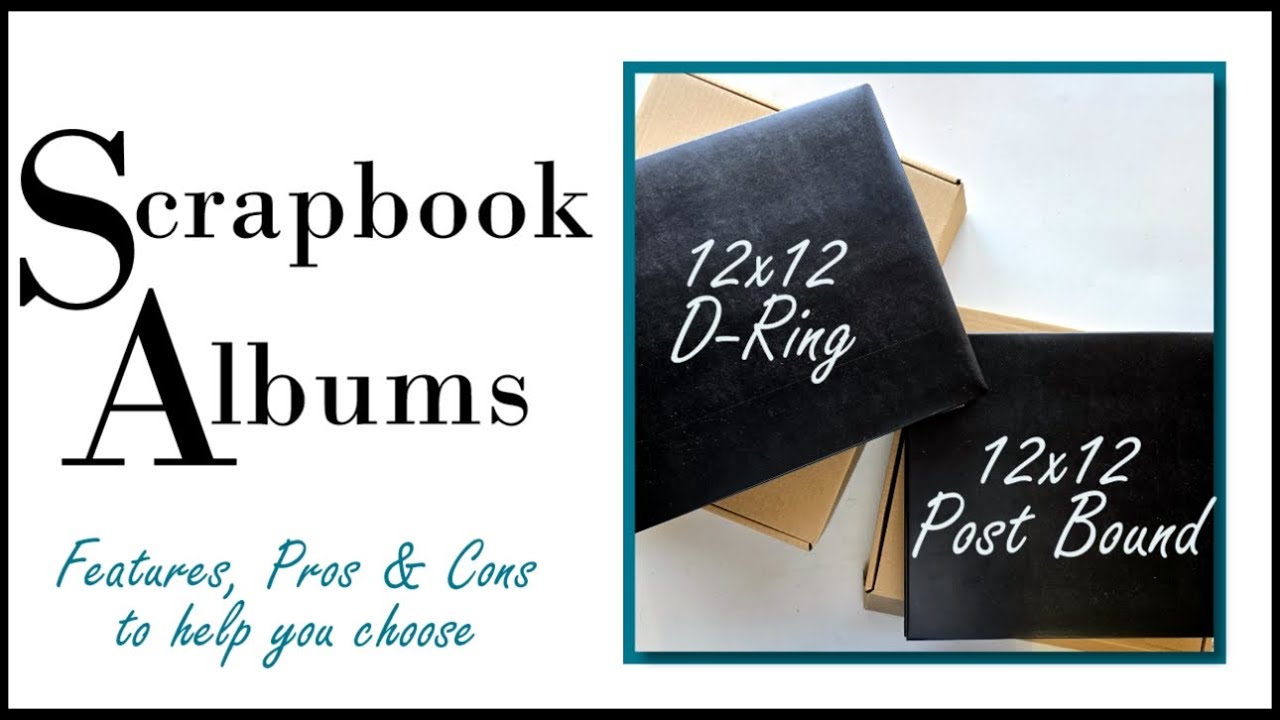 Which scrapbook album is best for you?  Stampin' Up! D-Ring and Post Bound albums compared.