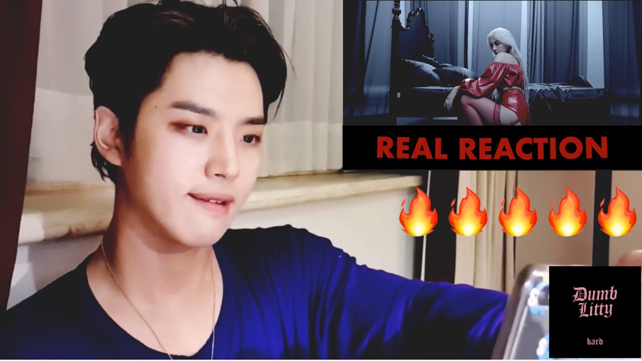 PENTAGON - HONGSEOK REAL REACTION to KARD -DUMB LITTY From Vlive [190923]