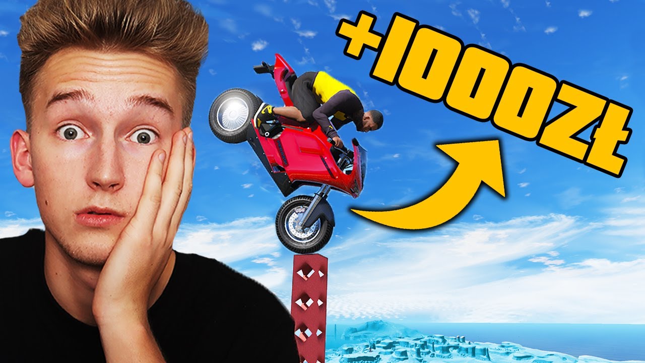 GTA V ZALICZONY STUNT = 1000 zł 🤑 *finał*
