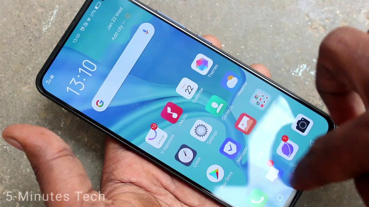 Как изменить тему на Vivo V17