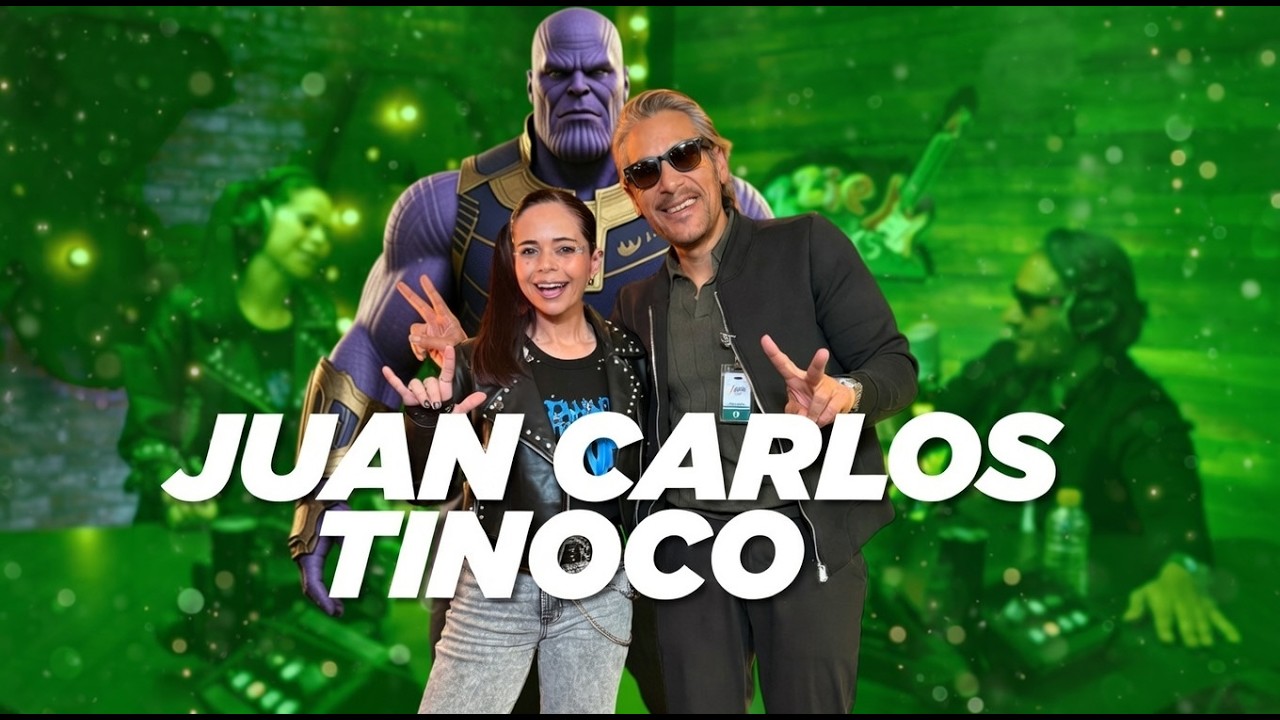 JUAN CARLOS TINOCO - La voz de THANOS, BRIAN GRIFFIN y más | Entrevista Lizzie Rocks en Exa