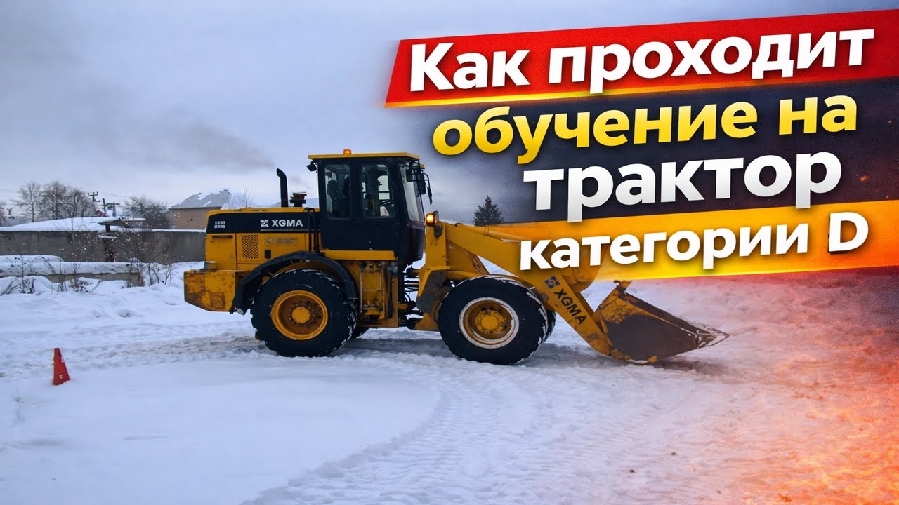 Как проходит обучение на трактор категории D
