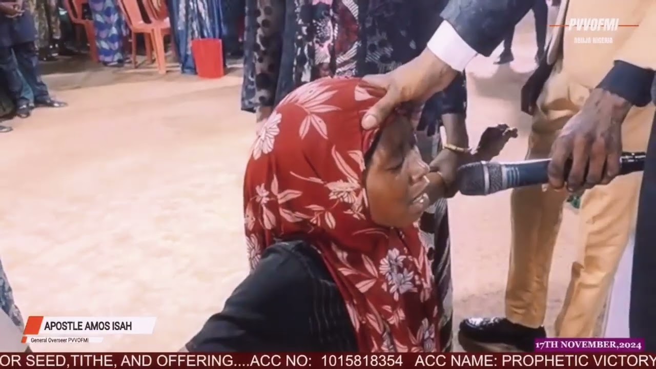 RAW PROPHETIC MOMENT WITH APOSTLE AMOS ISAH