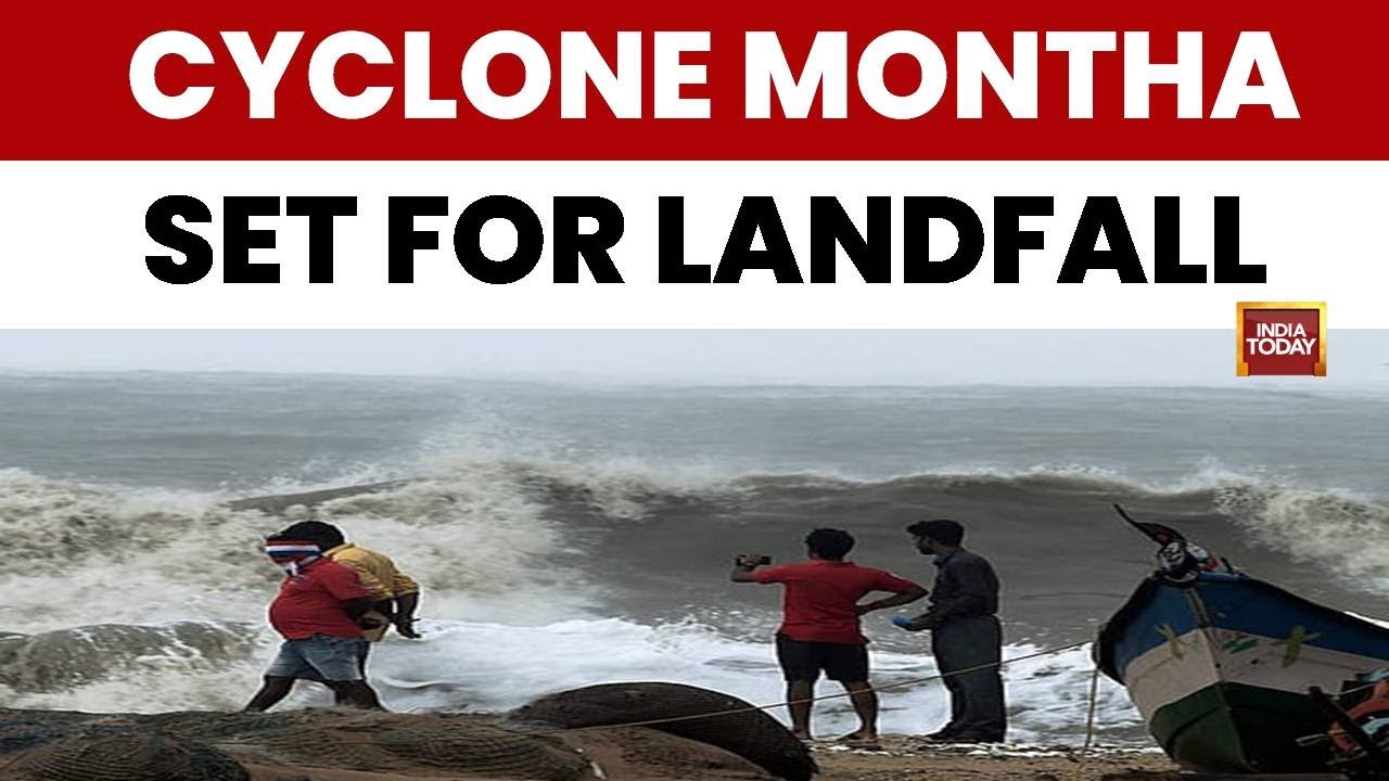 Cyclone Montha Update: Andhra on Red Alert, Landfall Near Kakinada Tonight! | India Today News