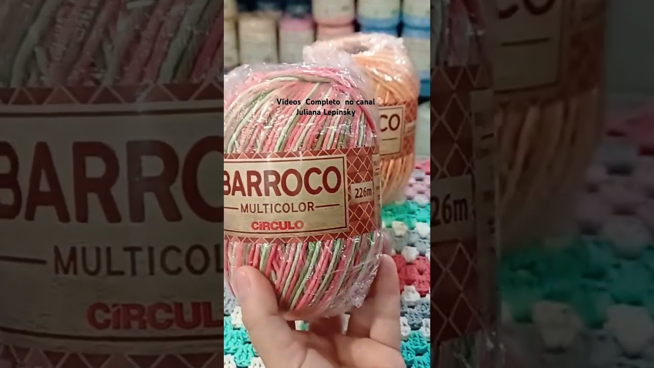 Представляем 5 цветов многоцветной пряжи в стиле барокко.