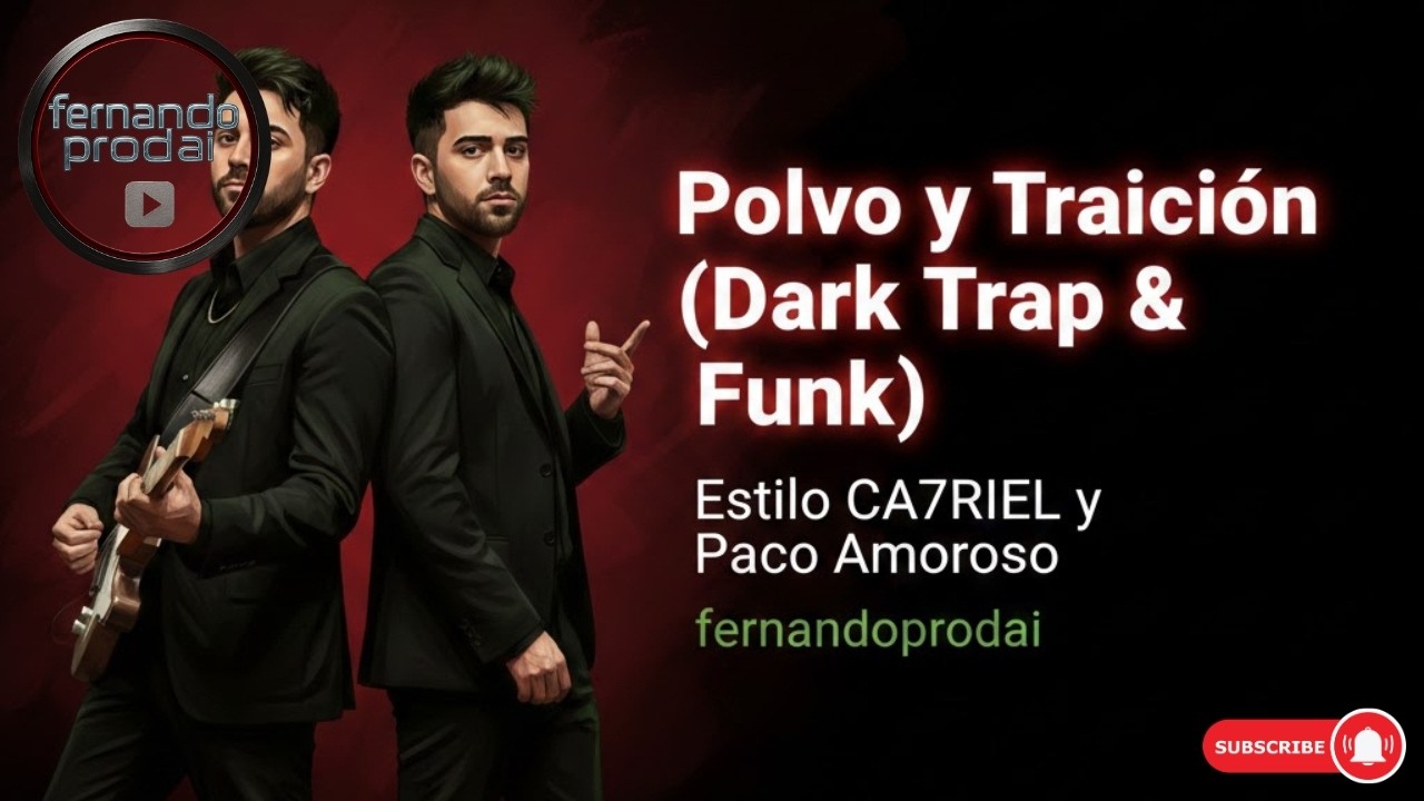 Polvo y Traición (Dark Trap & Funk) | Estilo CA7RIEL y Paco Amoroso | fernandoprodai