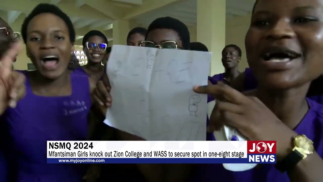 NSMQ 2024: Mfantsiman Girls knock out Zion College and WASS to secure spot in one-eight stage.