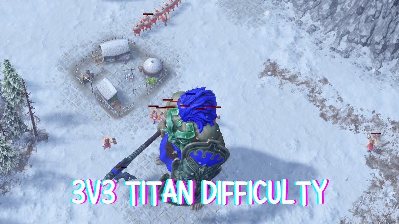 3v3 Titan Difficulty Mode | Age of Mythology Retold