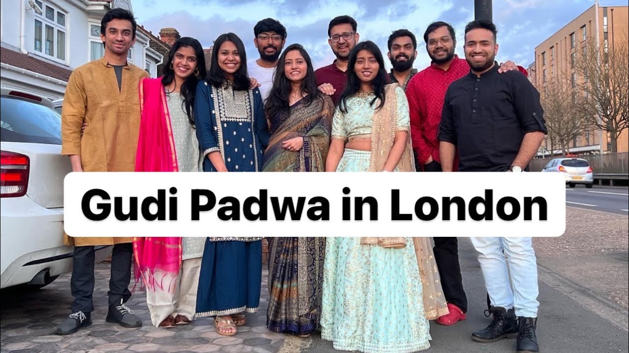 Gudi padwa get together vlog | How we celebrated Gudi Padwa in London | Gudi padwa 2022 | #gudipadwa