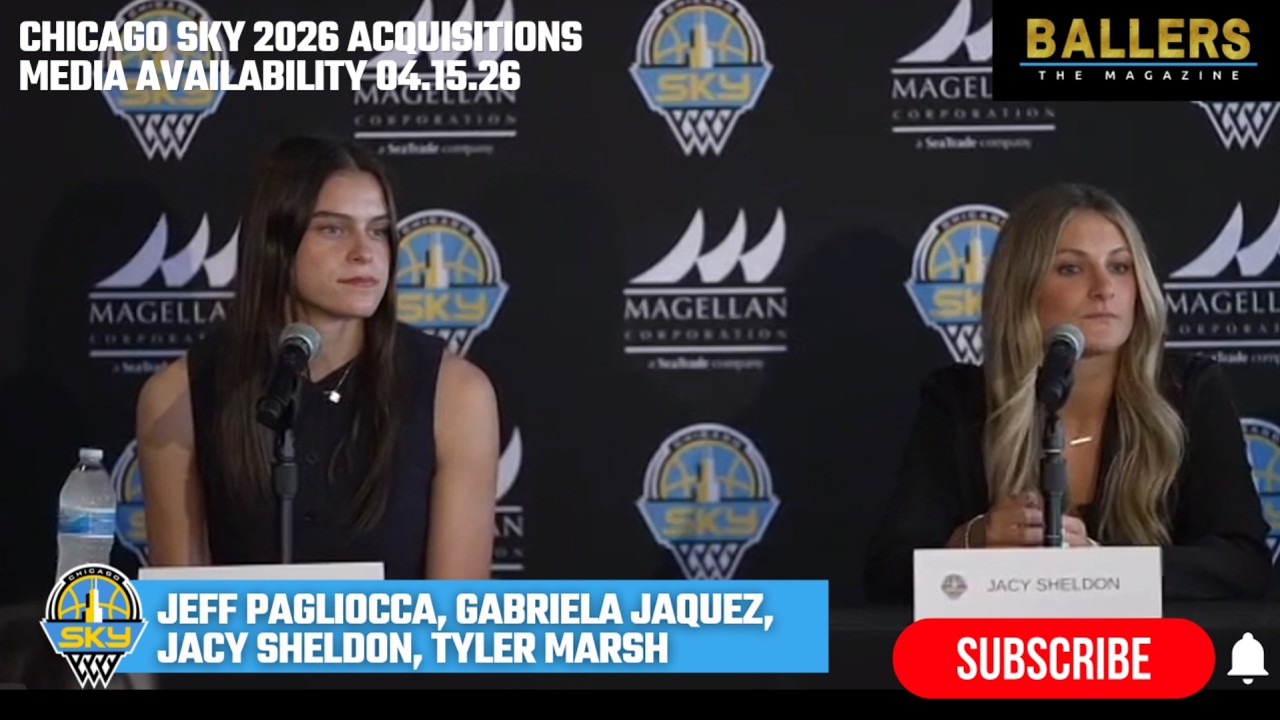 Габриэла Хакес и Джейси Шелдон: Вступительная пресс-конференция команды Chicago Sky 🎤🏀 | 15.04.20...