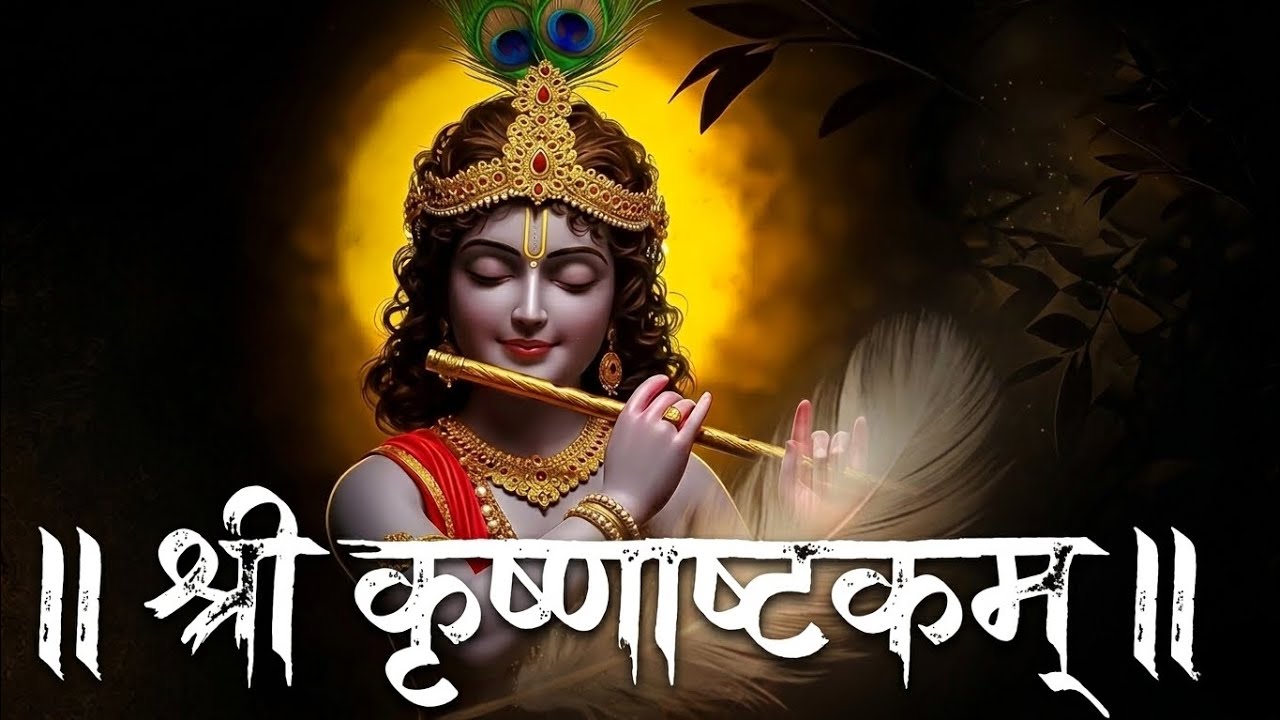 श्रीकृष्णाष्टकम् | Shri Krishnashtakam Stotram | आदि शंकराचार्य रचित | Powerful Krishna Stotra | 