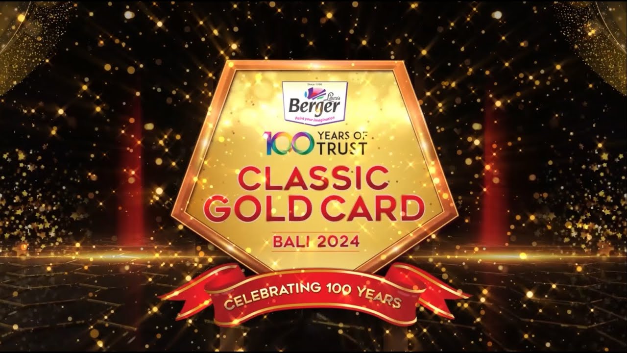 Classic Gold Card Bali 2024| Celebrating 100 years| Berger Paints