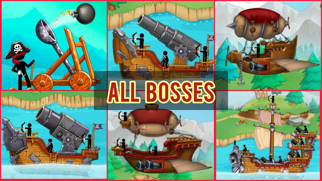 The Catapult Clash With Pirates ALL BOSSES | Boss Fight