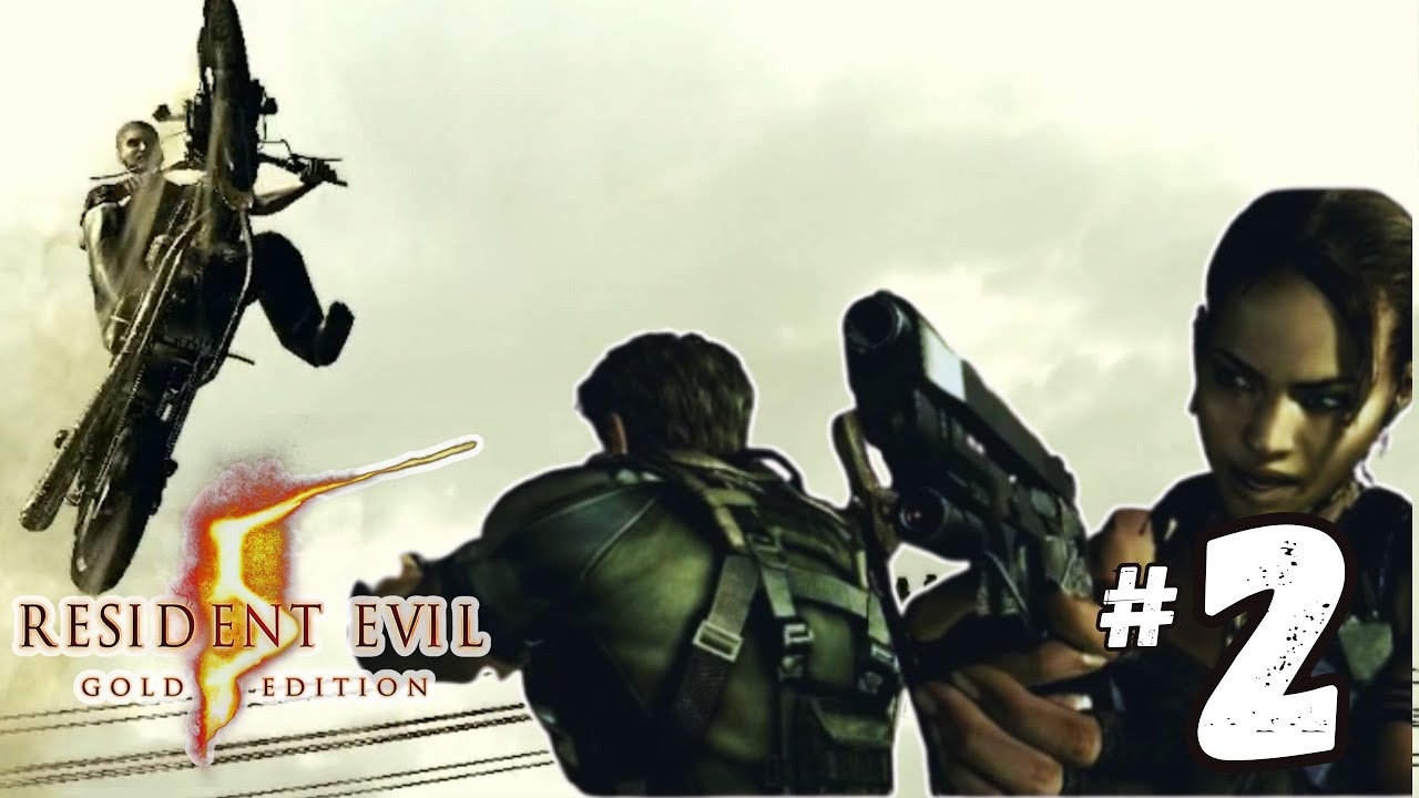 Resident evil 5: Chris e  Sheva sendo encurralados pelo infectados #2
