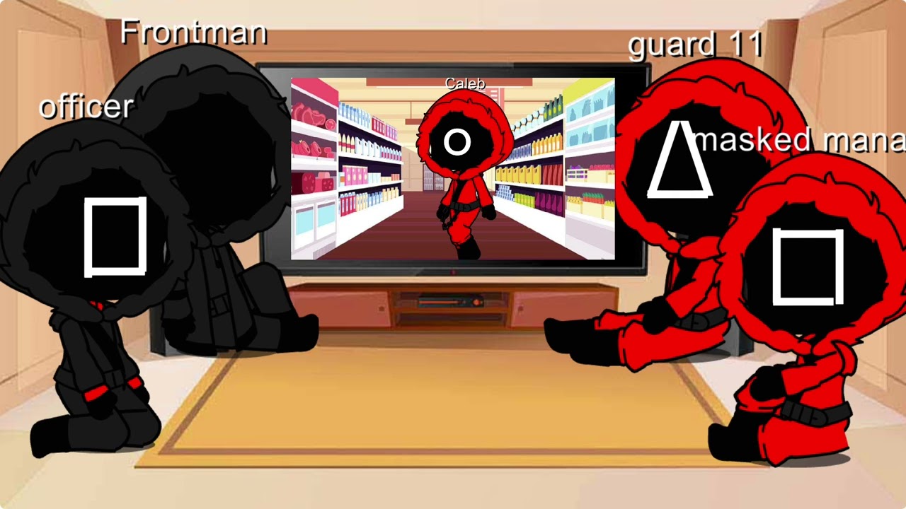 S2 frontman and facility members react to caleb story squid game edition