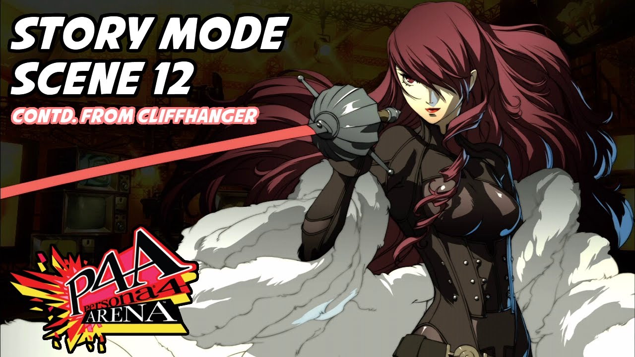 Persona 4 Arena - Mitsuru Kirijo - Story Mode (Scene 12) - Continued from Cliffhanger