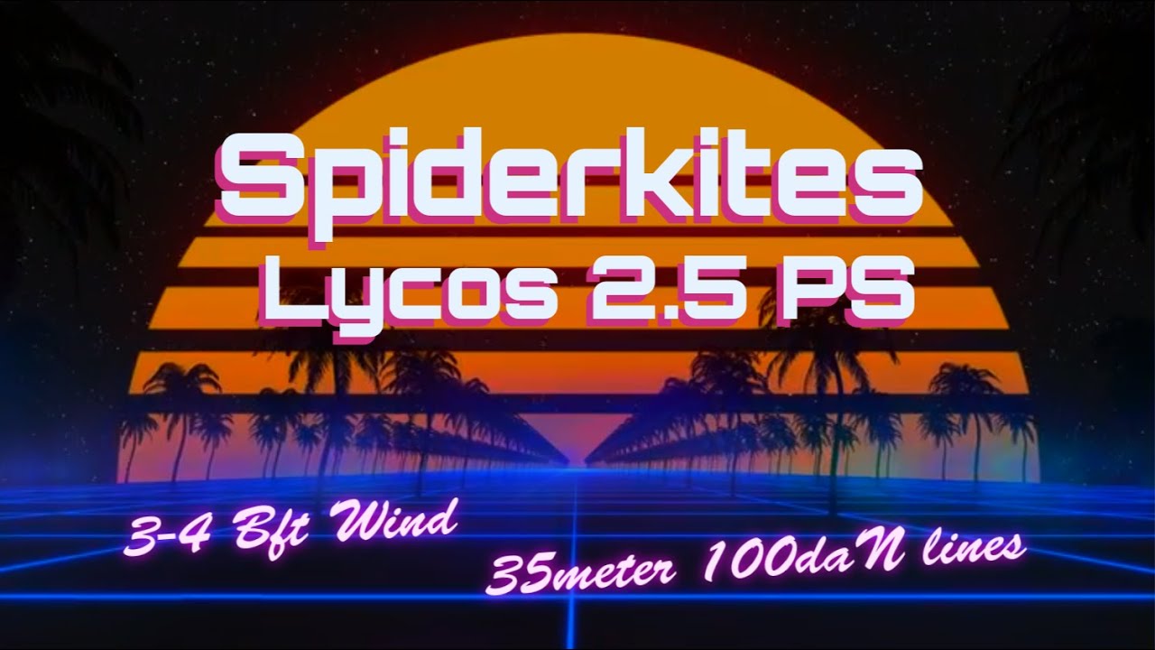 Spiderkites LYCOS 2.5 PS / 3-4 BFT  (Kremser fields)