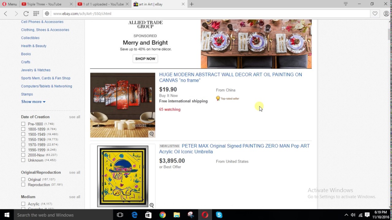 eBay.com shopping