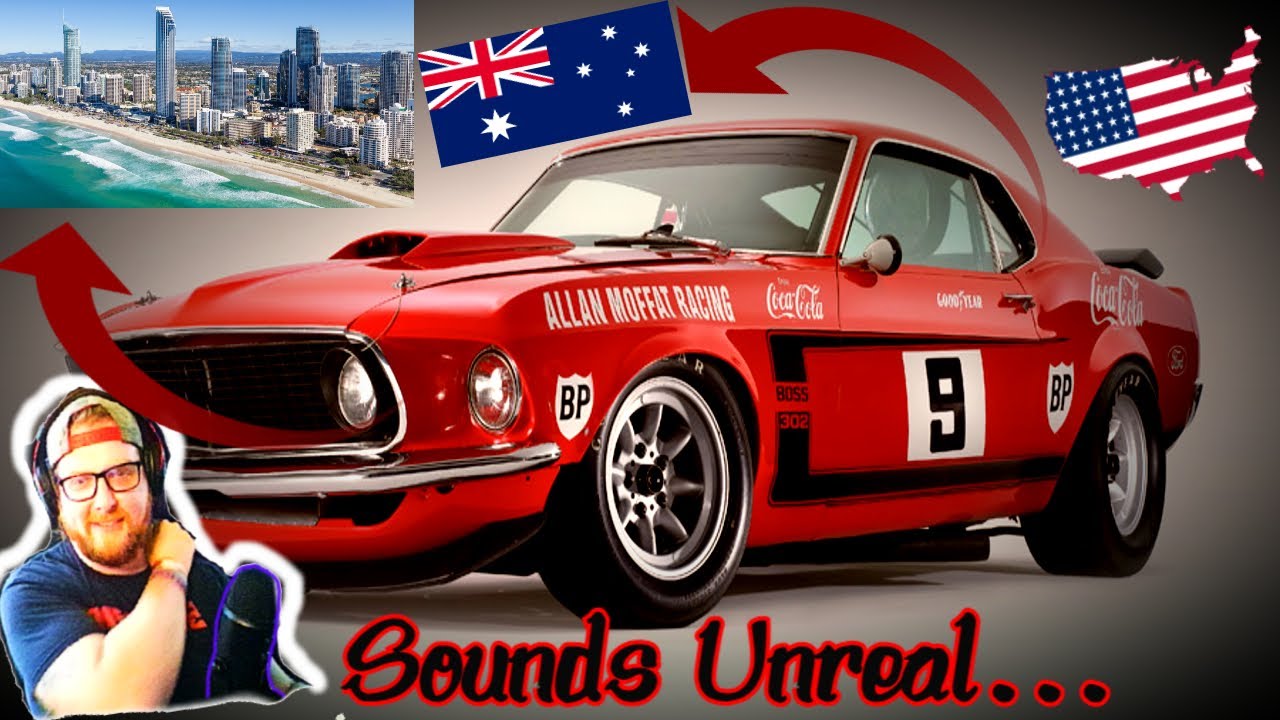 American Reacts to Moffat's 1969 Trans Am Mustang at Gold Coast IN CAR VIEW! AMAZING SOUND!
