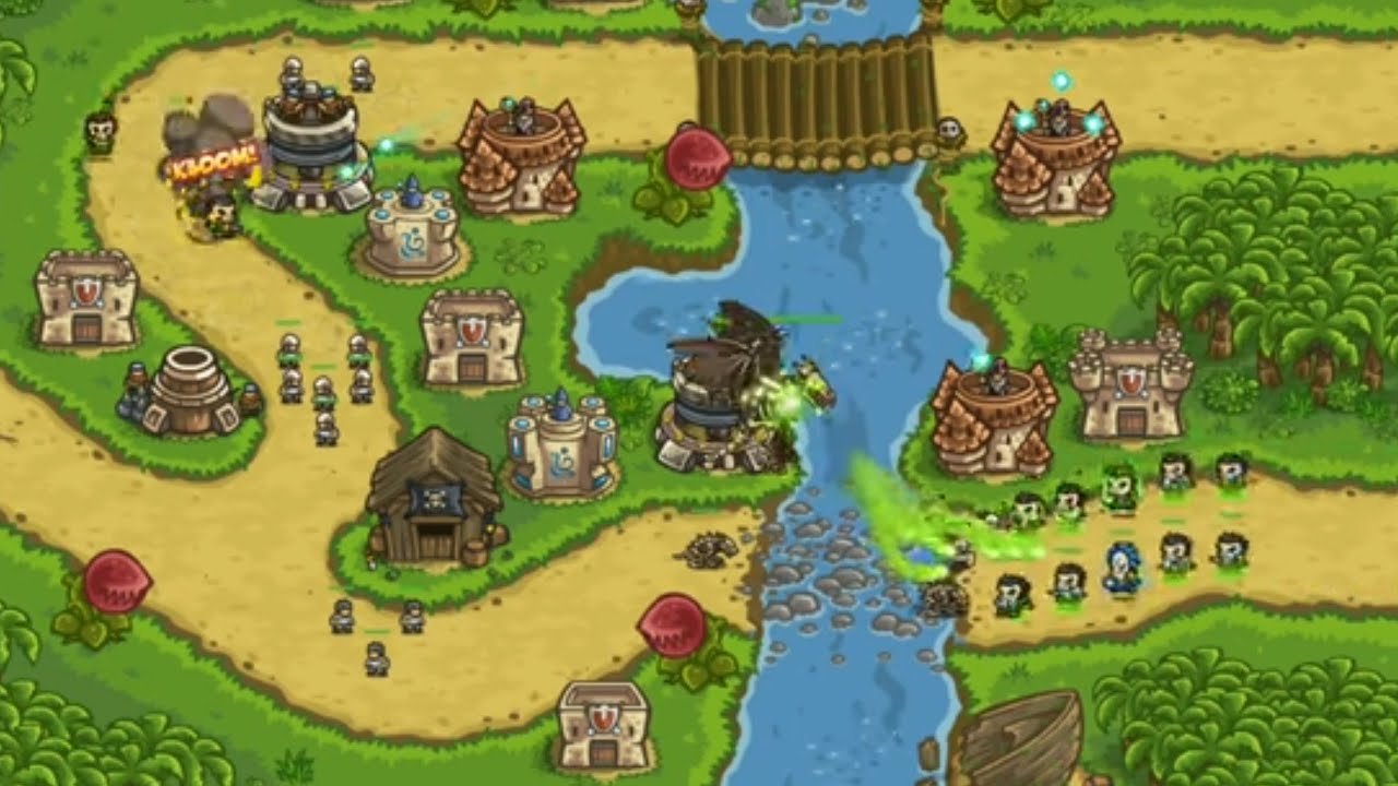 Kingdom Rush Frontiers | Best Strategy to Win Snapvine Bridge