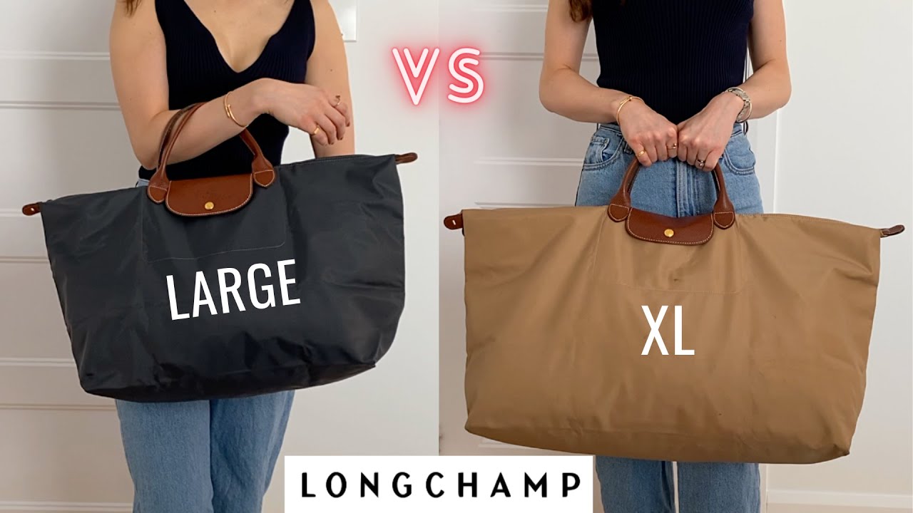 Longchamp Le Pliage L'Original Travel Bag Extra Large XL VS Large L Comparison