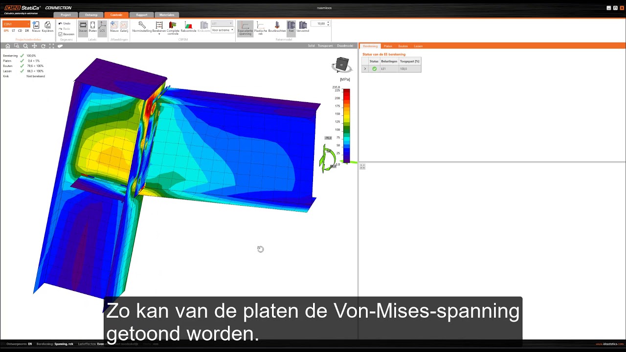 Introductie van IDEA StatiCa CONNECTION