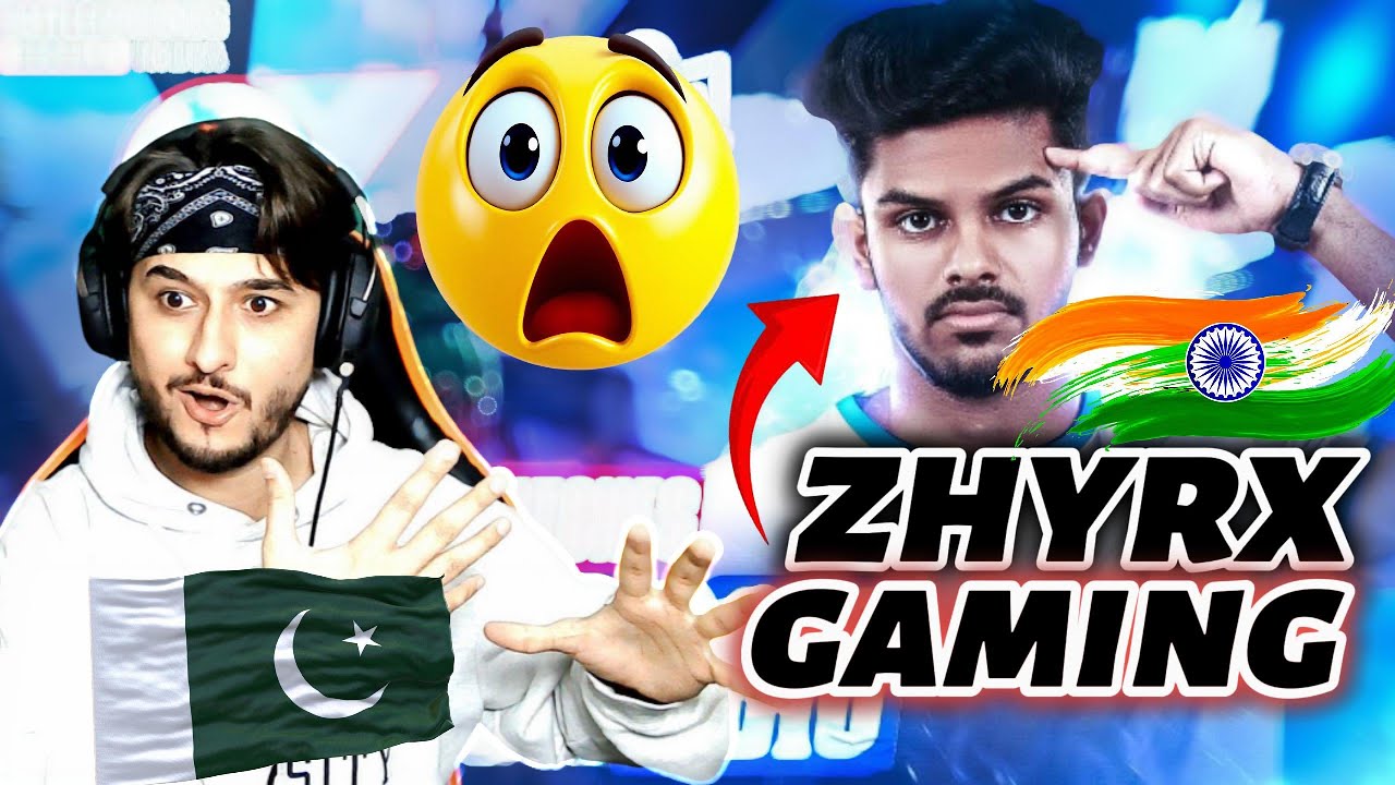 WHO IS ZHYRX 🔥 CLUTCHES SCENE -PAKISTANI REACTION ON INDIAN PLAYER #reaction