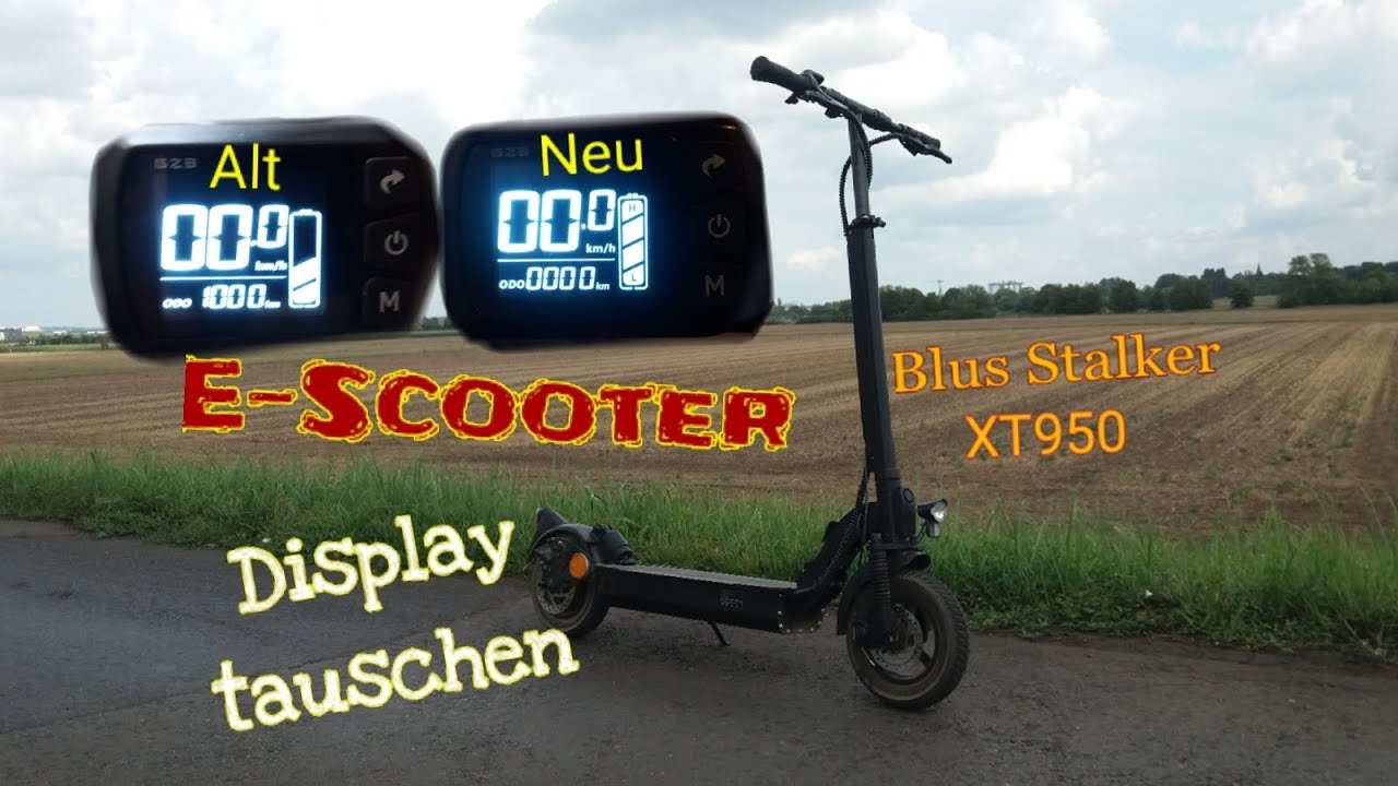 E- Scooter 🛴🔥 Display tauschen Blus Stalker