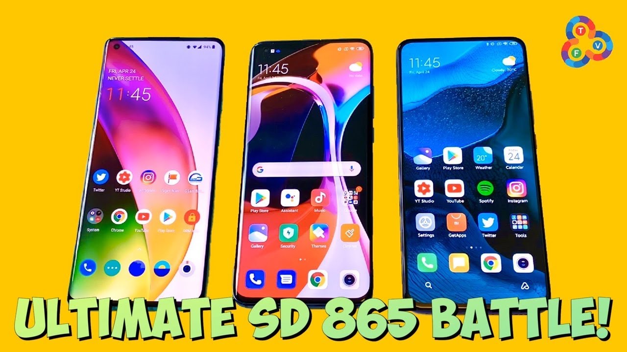 OnePlus 8 Pro vs Mi 10 Pro vs Redmi K30 Pro Zoom - Ultimate SD 865 BATTLE!