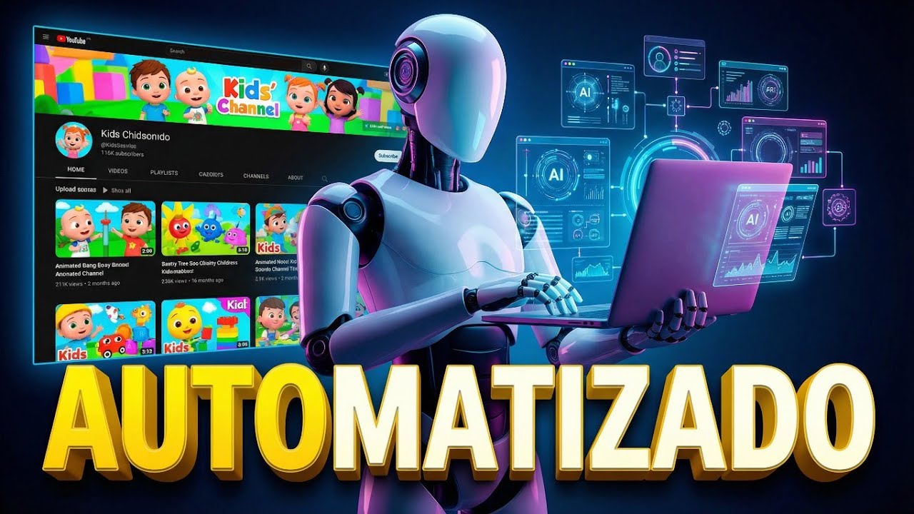 Creo un canal de YouTube INFANTIL Automatizado MONETIZABLE con IA GRATIS 📈