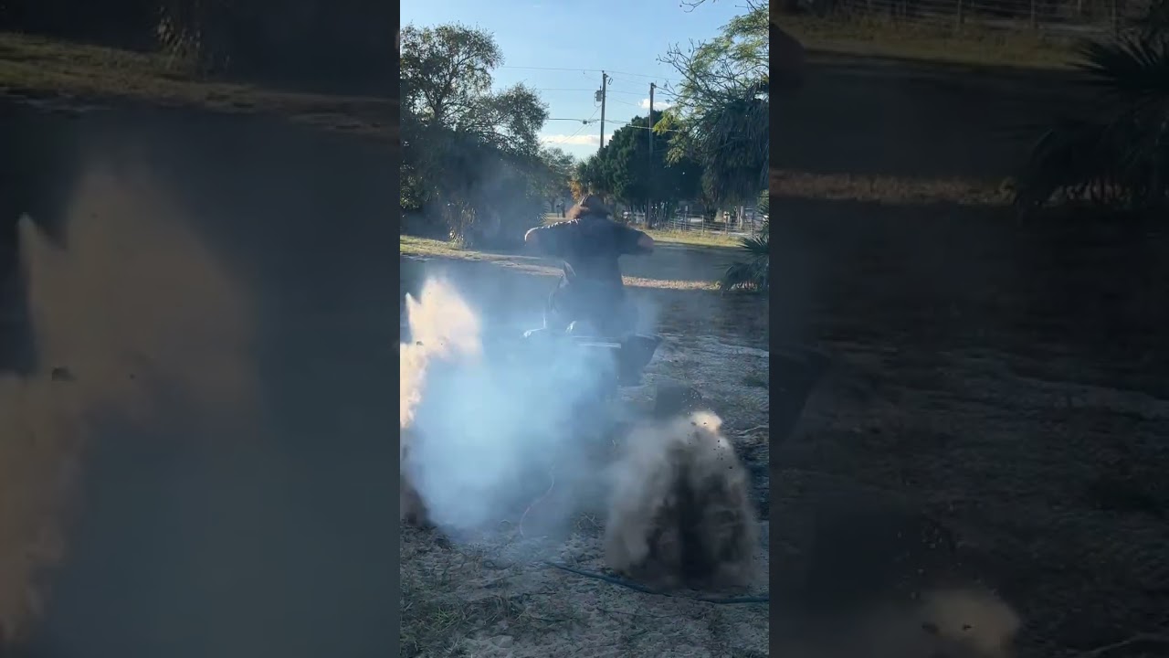 Yamaha tri-z250 ripping a hole shot. Git some. #win #awesomevideo