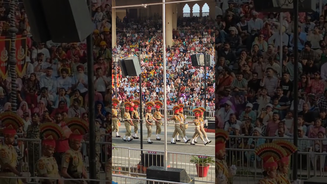 Attari–Wagah Border Ceremony 🇮🇳 | Powerful Patriotic Moment