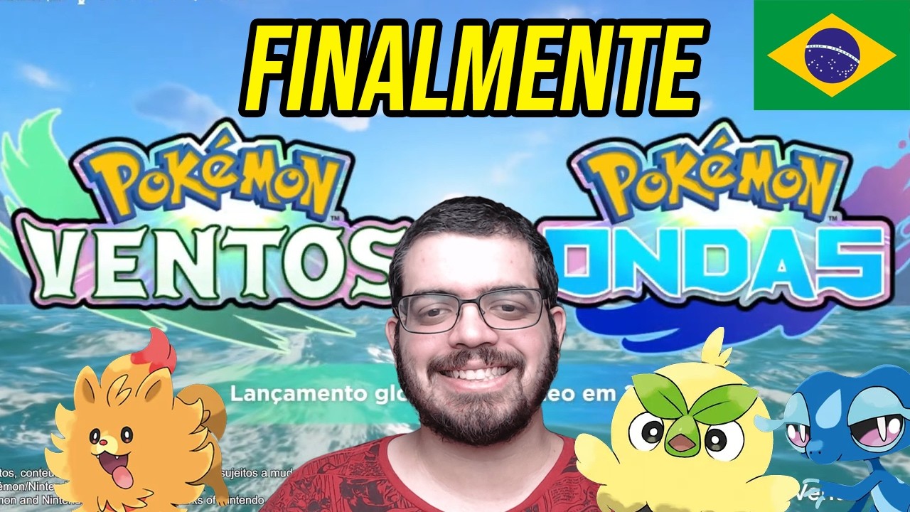 POKÉMON VENTOS E ONDAS anunciados em PORTUGUÊS DO BRASIL - Pokémon Presents 27.02.26