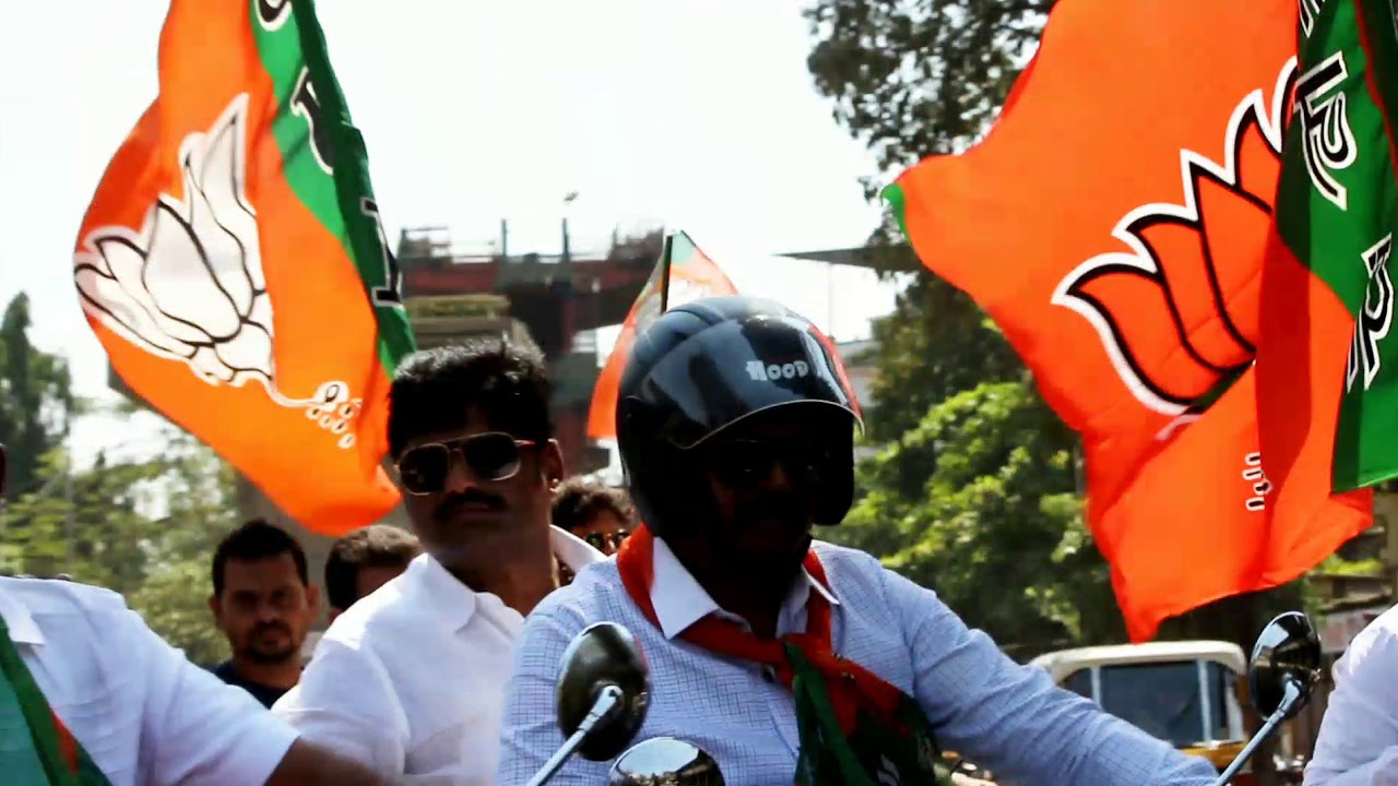 BJP VIJAY SANKALP BIKE RALLY IN BWD#amitshah #bjp #devendrafadnavis #maharashtra #cm #eknathshinde