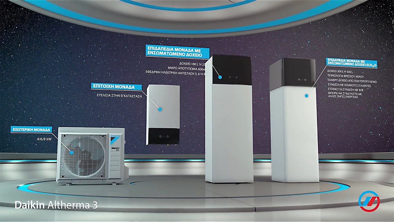 Αντλίες Θερμότητας τρίτης γενιάς Daikin Altherma 3 Θεσσαλονίκη Κλιμαμηχανική GR