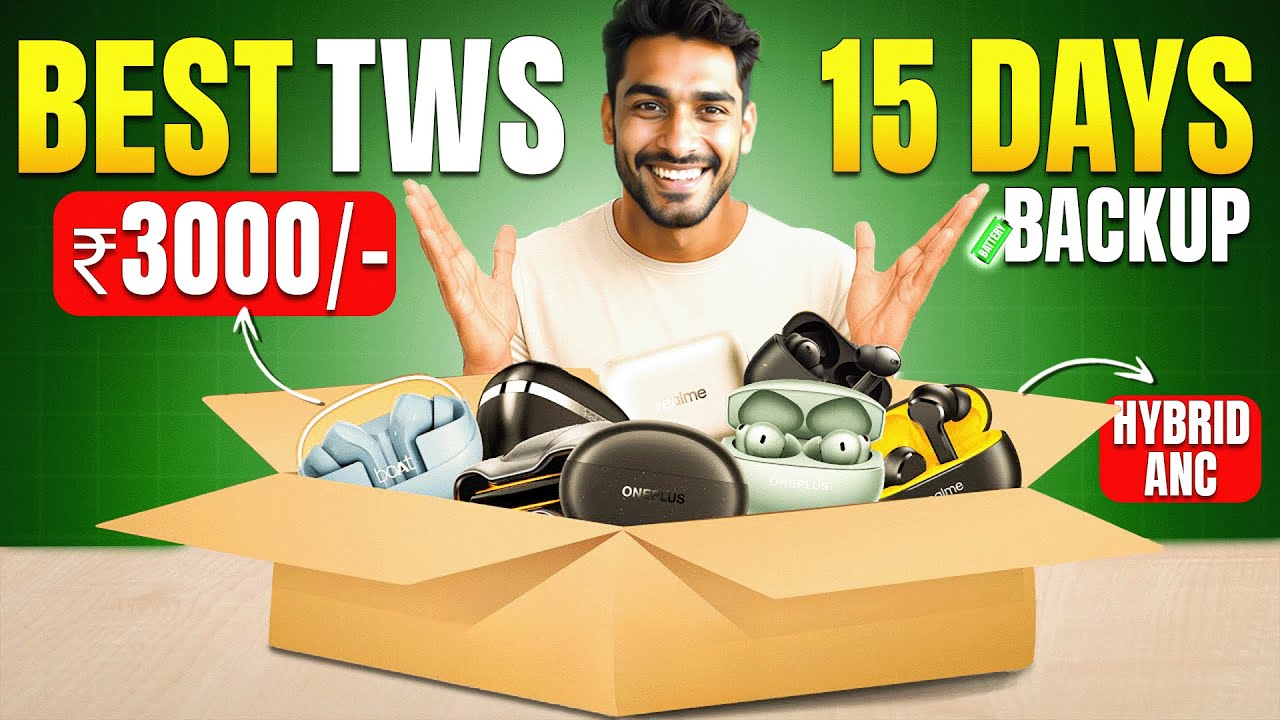🔥 LATEST 🔥 5 Premium TWS Under 3000💥Best TWS Earbuds Under 3000💥Top 5 Best Earbuds Under 3000