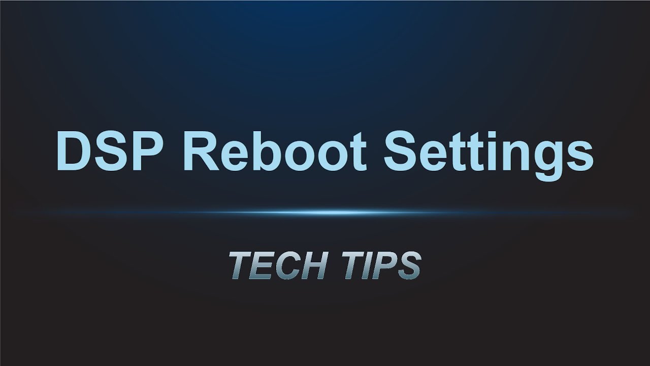 Composer - Power On settings (after a reboot)