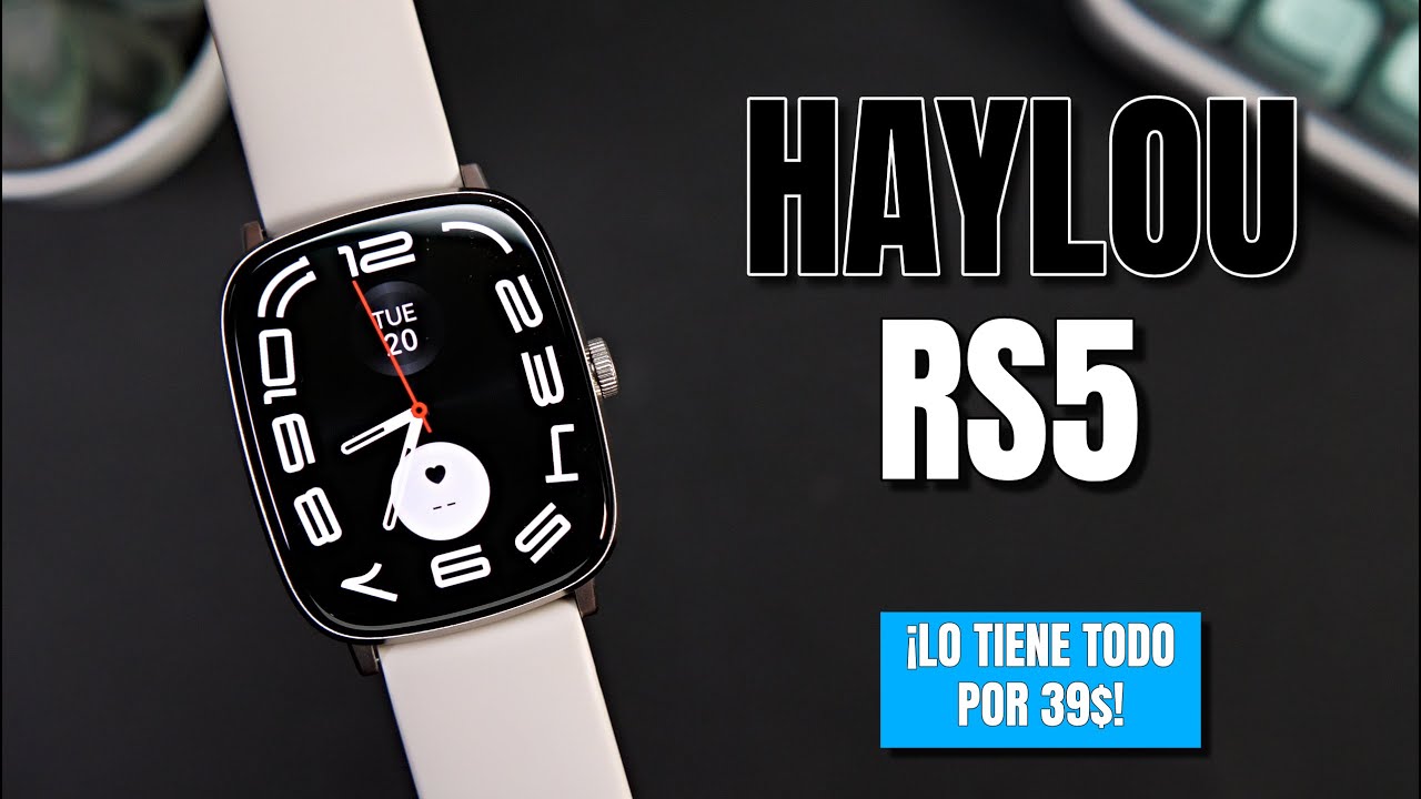 HAYLOU RS5 Watch ⌚ El mejor SMARTWATCH BARATO cuesta 39$ | REVIEW