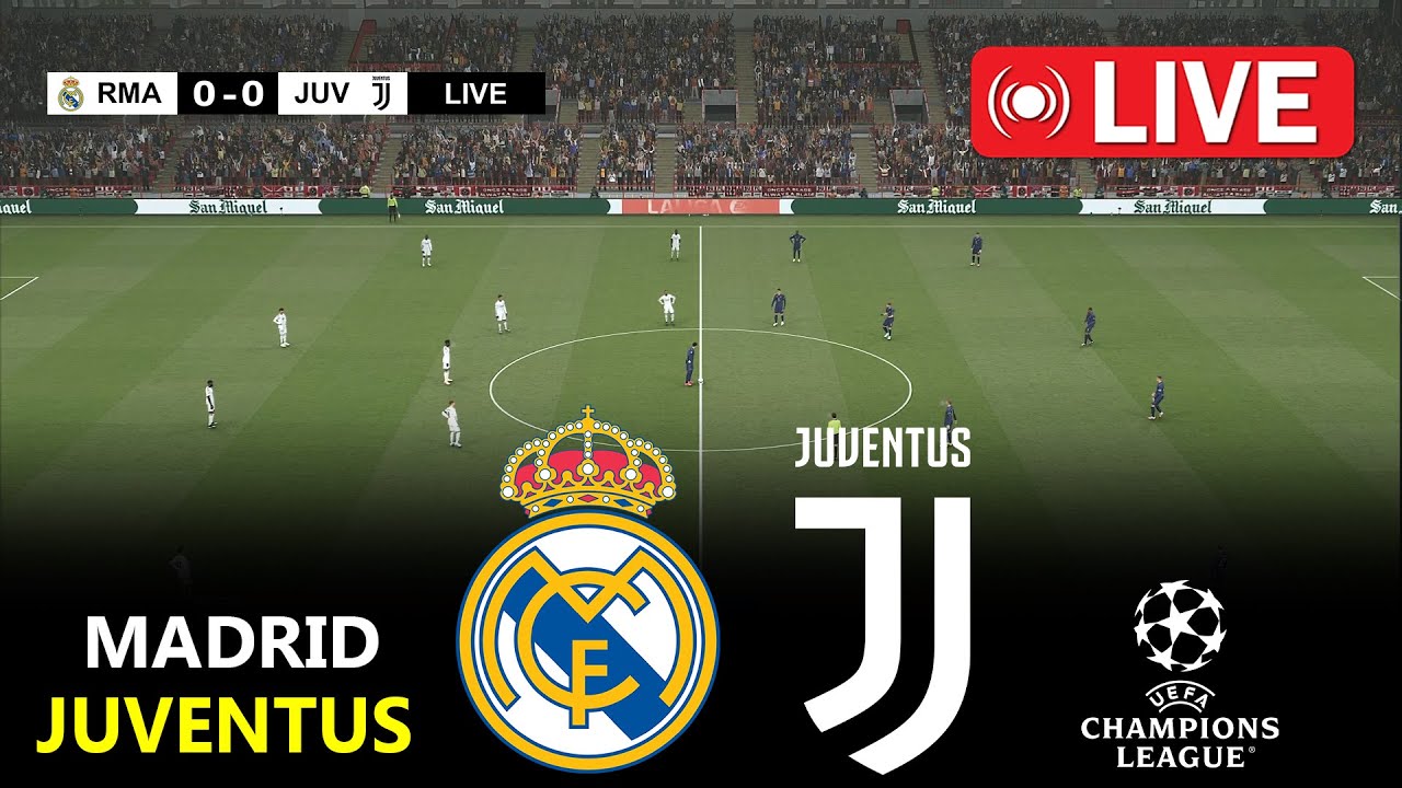 Real Madrid vs Juventus | Champions League 2025/26 | Full Match eFootball Pes 21 Simulation