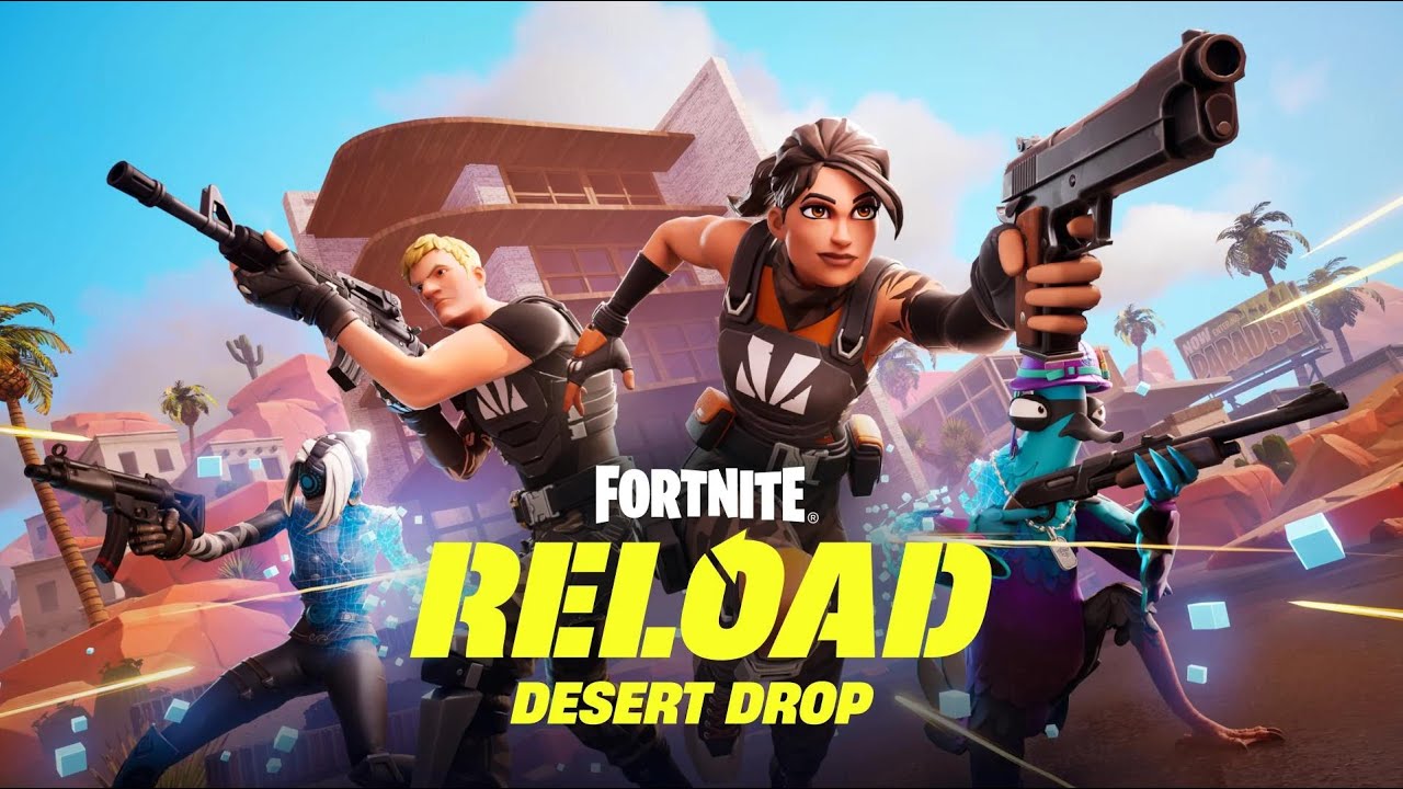Je Découvre la Map Reload Desert Drop sur Fortnite !!