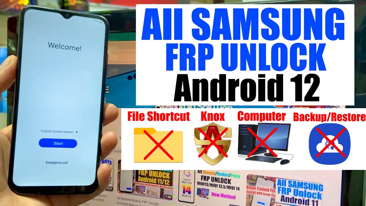 All Samsung Galaxy Android 12 FRP Bypass Without Pc | Remove/Unlock Google Account
