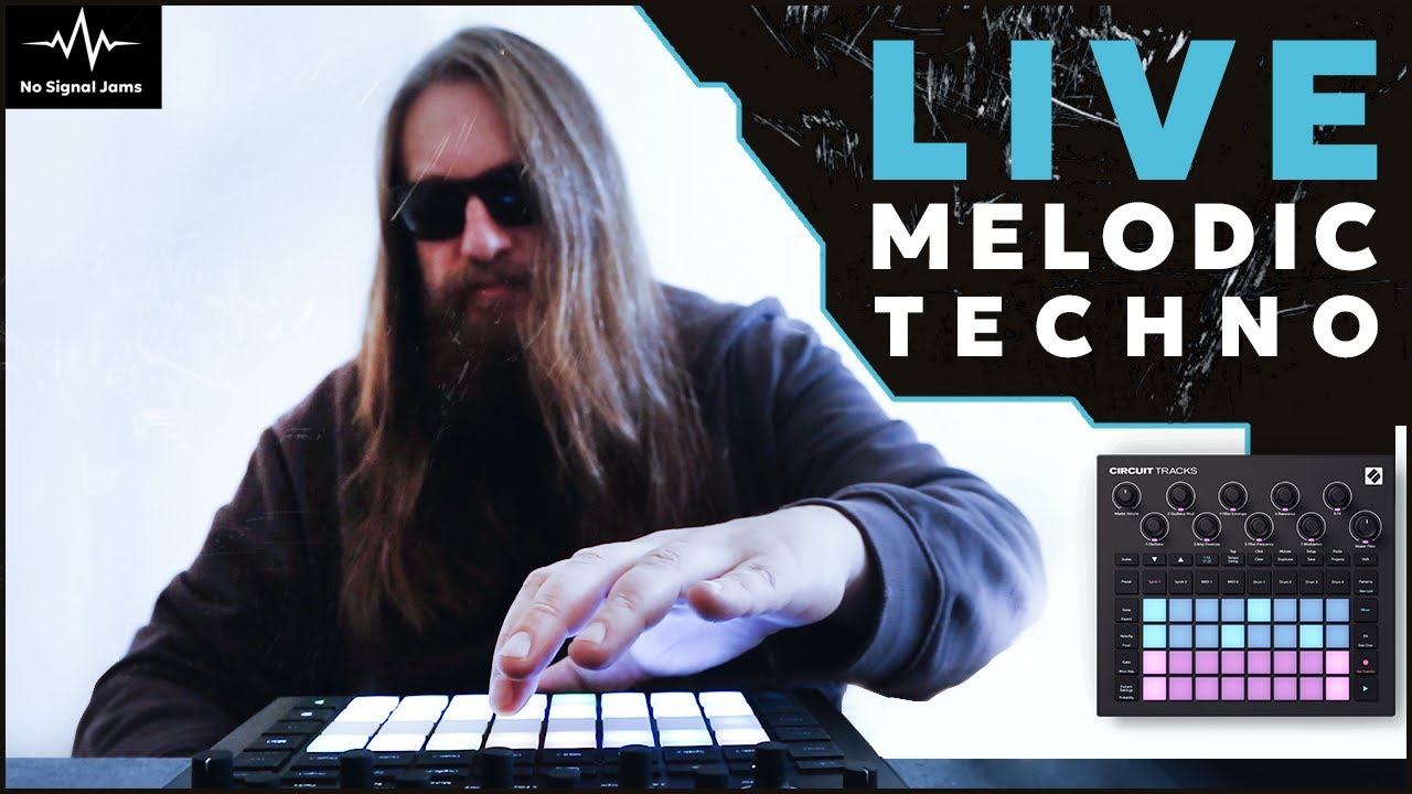 Live Melodic Techno Jam | Novation Circuit Tracks & Korg microKORG XL