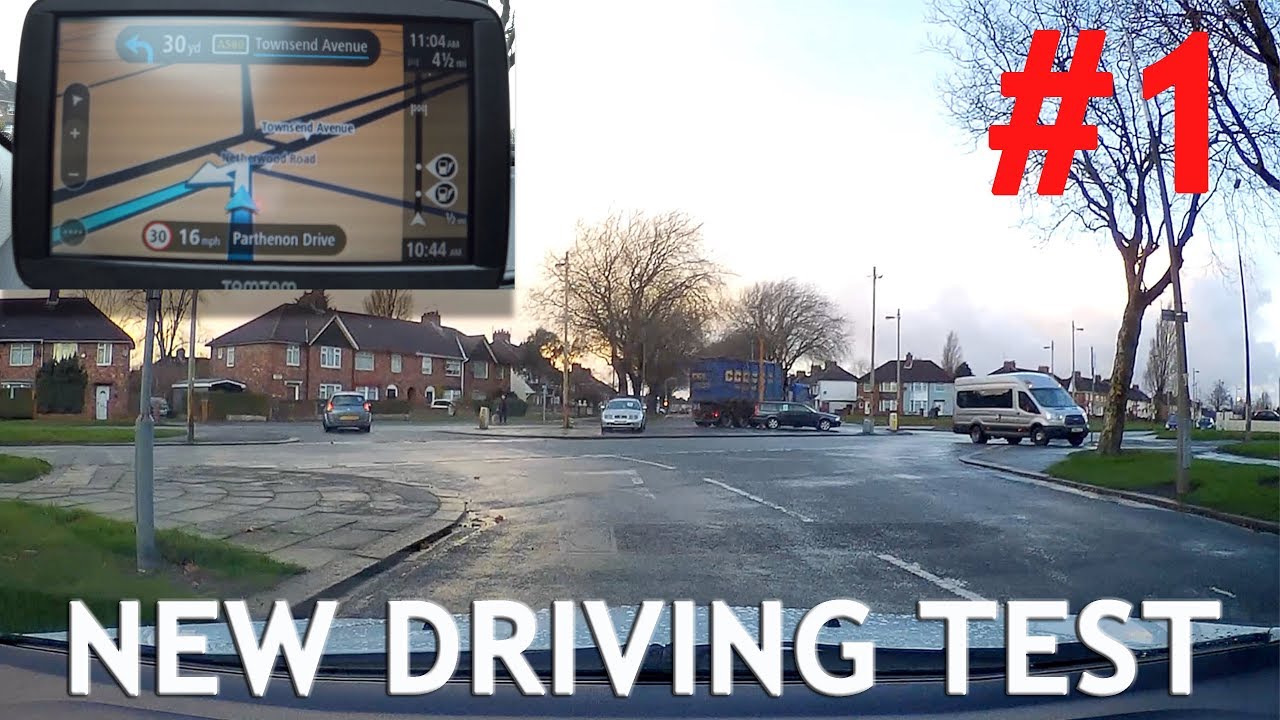 Real Example #1 of New Test Route with Sat Nav - Driving Test
