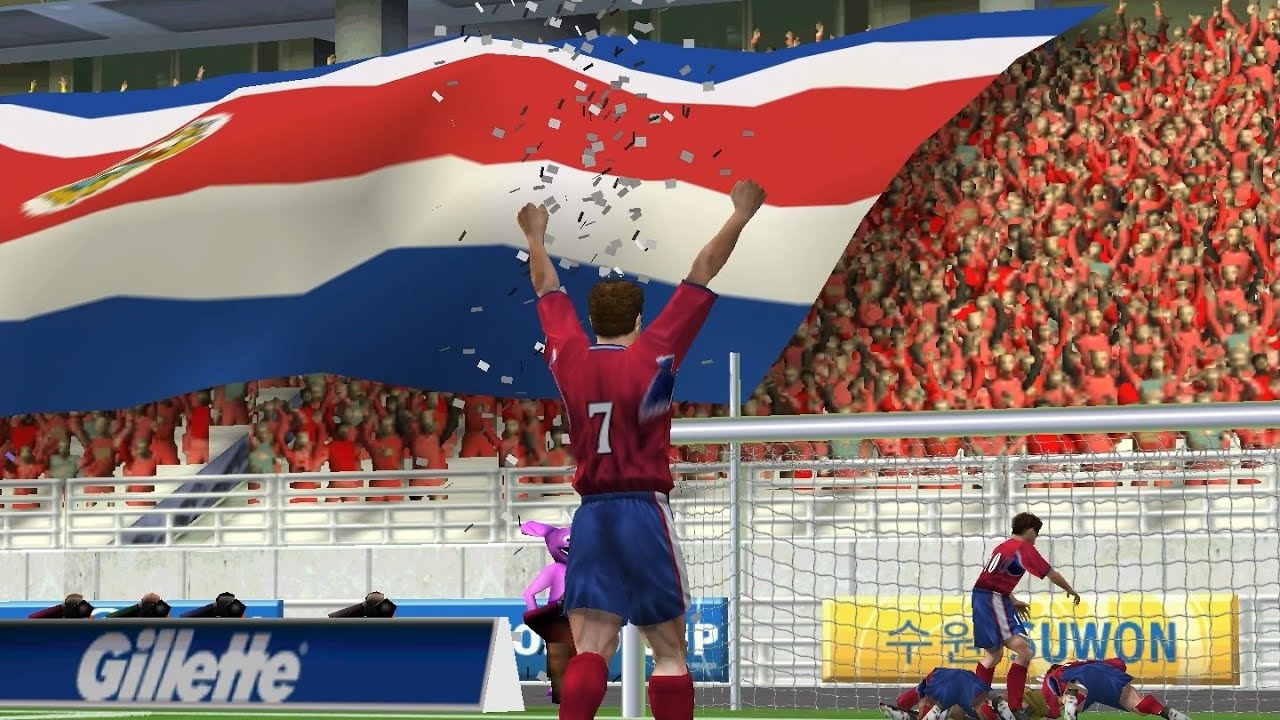 3. [PC] FIFA World Cup 2002 | Costa Rica 6 - 5 Brazil | World Class Difficulty (Third match)