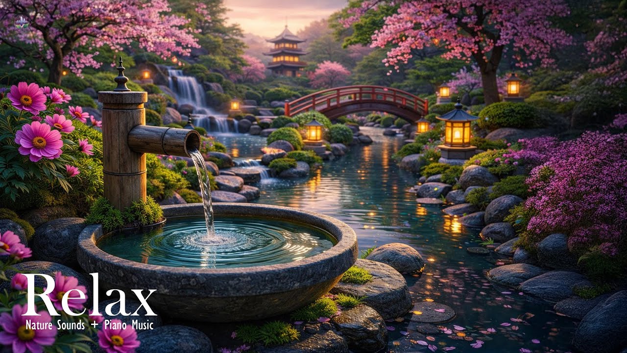 Relaxing Music Relieves Stress, Anxiety and Depression 🌿 Peaceful Piano + Water Sounds, Calm Music