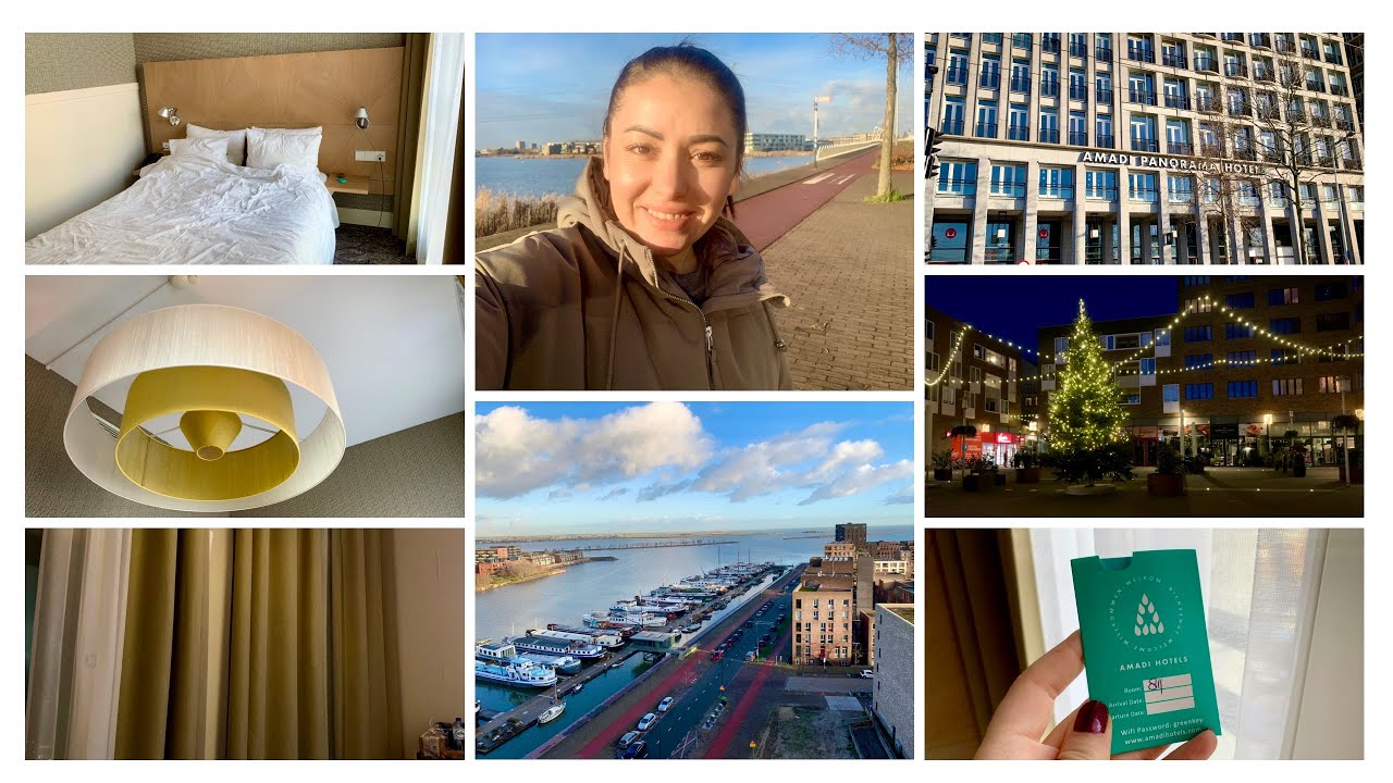 ВЛОГ🇩🇪 Обзор нашего номера - Amadi Panorama Hotel - продукты в Голландии - цены - Жизнь в Германии