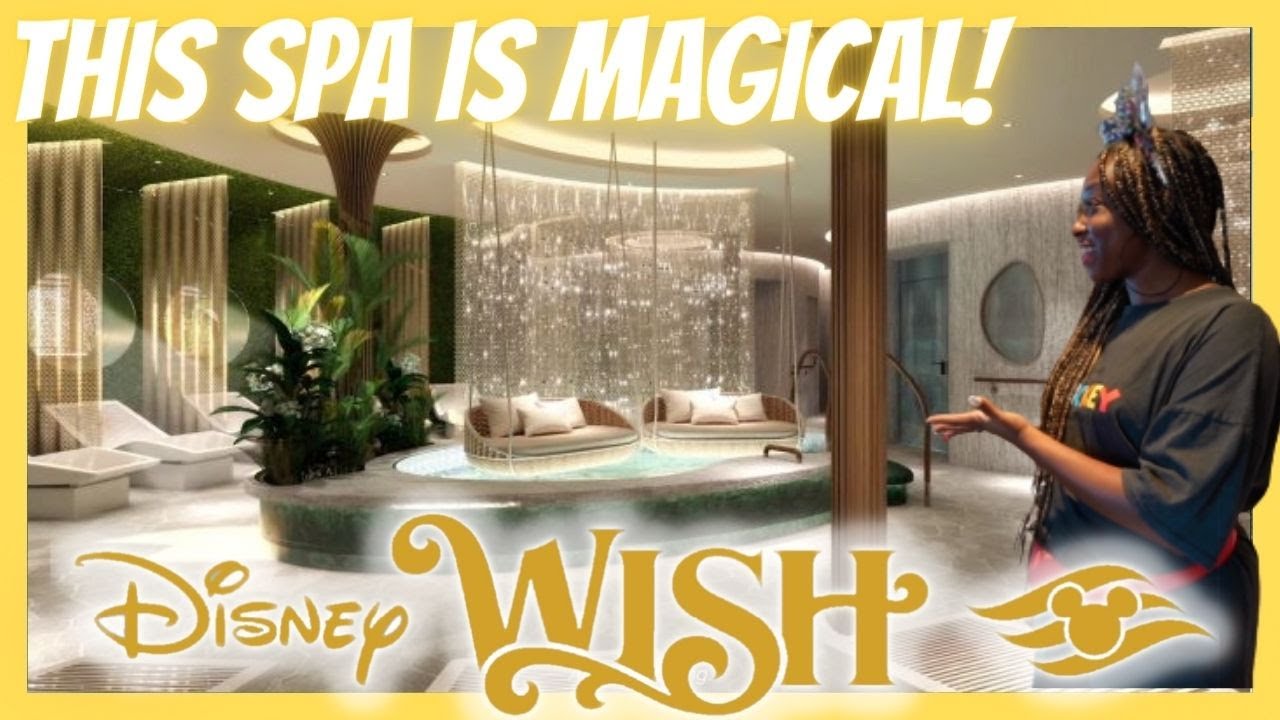 Disney WISH Spa & Gym Tour! Disney Cruise Line's NEWEST SPA at SEA