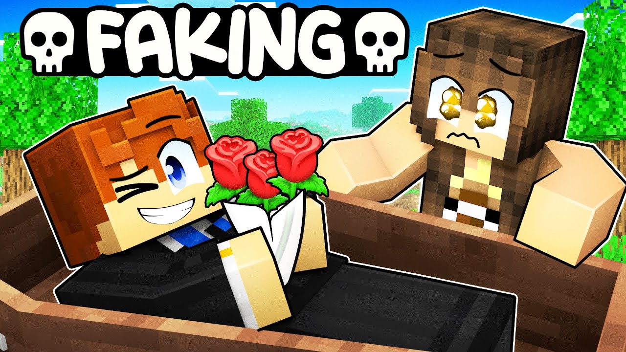 Faked His DEATH in Minecraft!